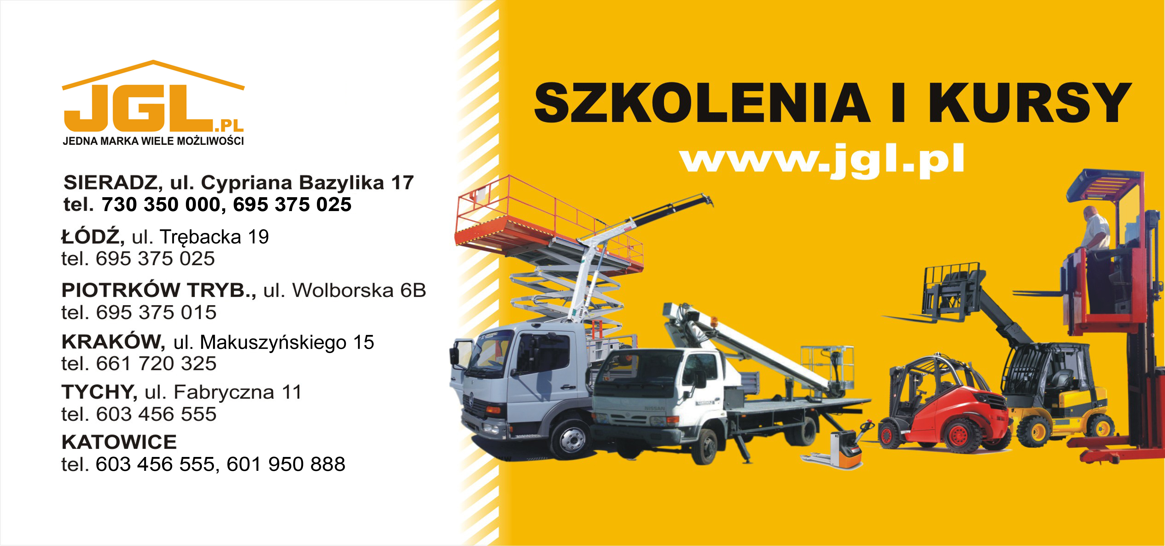 JGL Logistics kurs kursy szkolenia